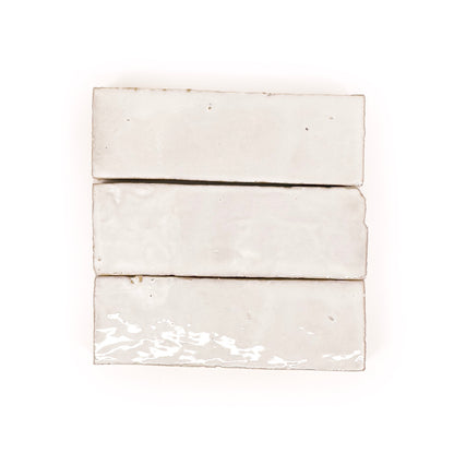 Zellige Classique Atlas White 2x6
