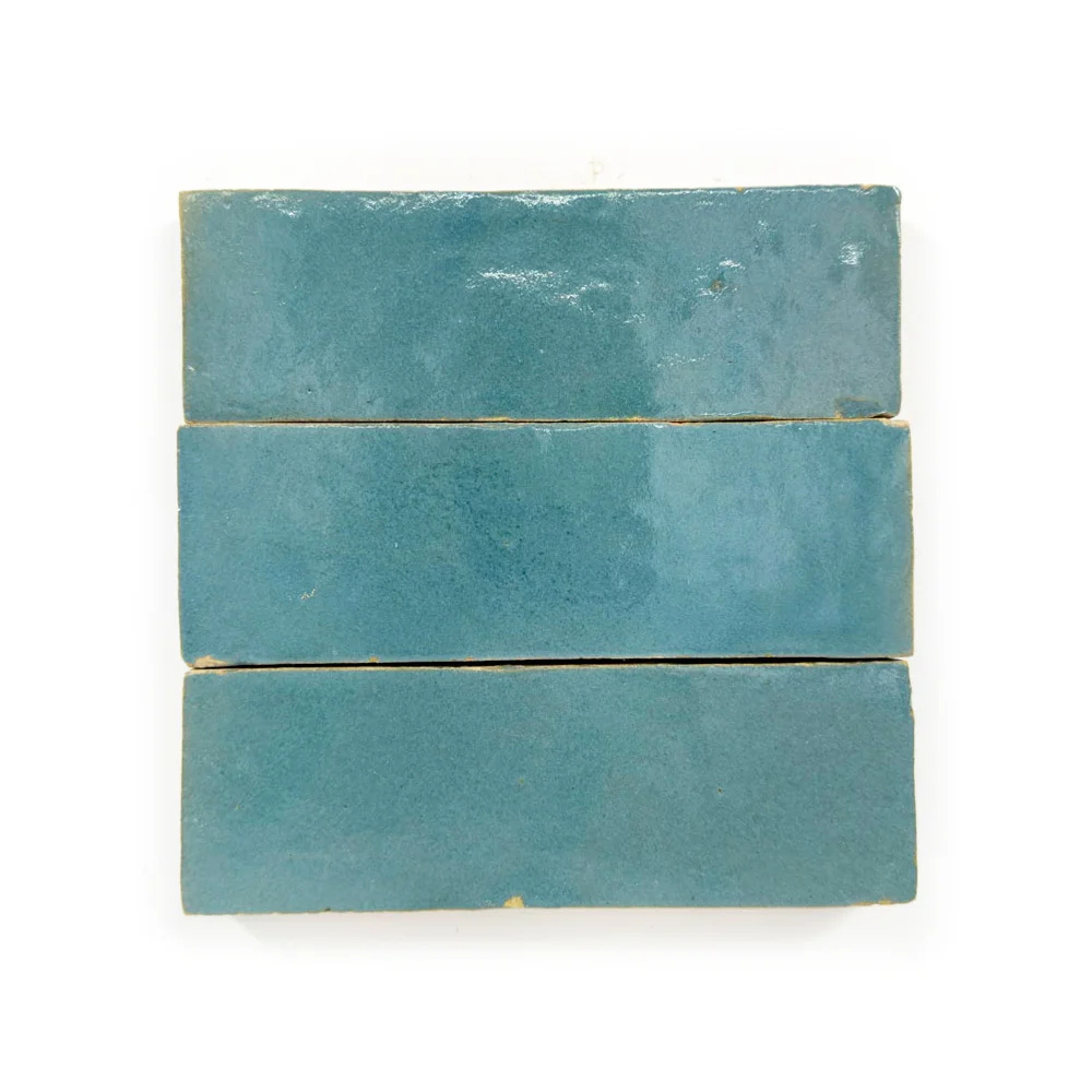 Zellige Design Numeric Zellige Classique Blue City 2x6 – Brass City Tile Designs