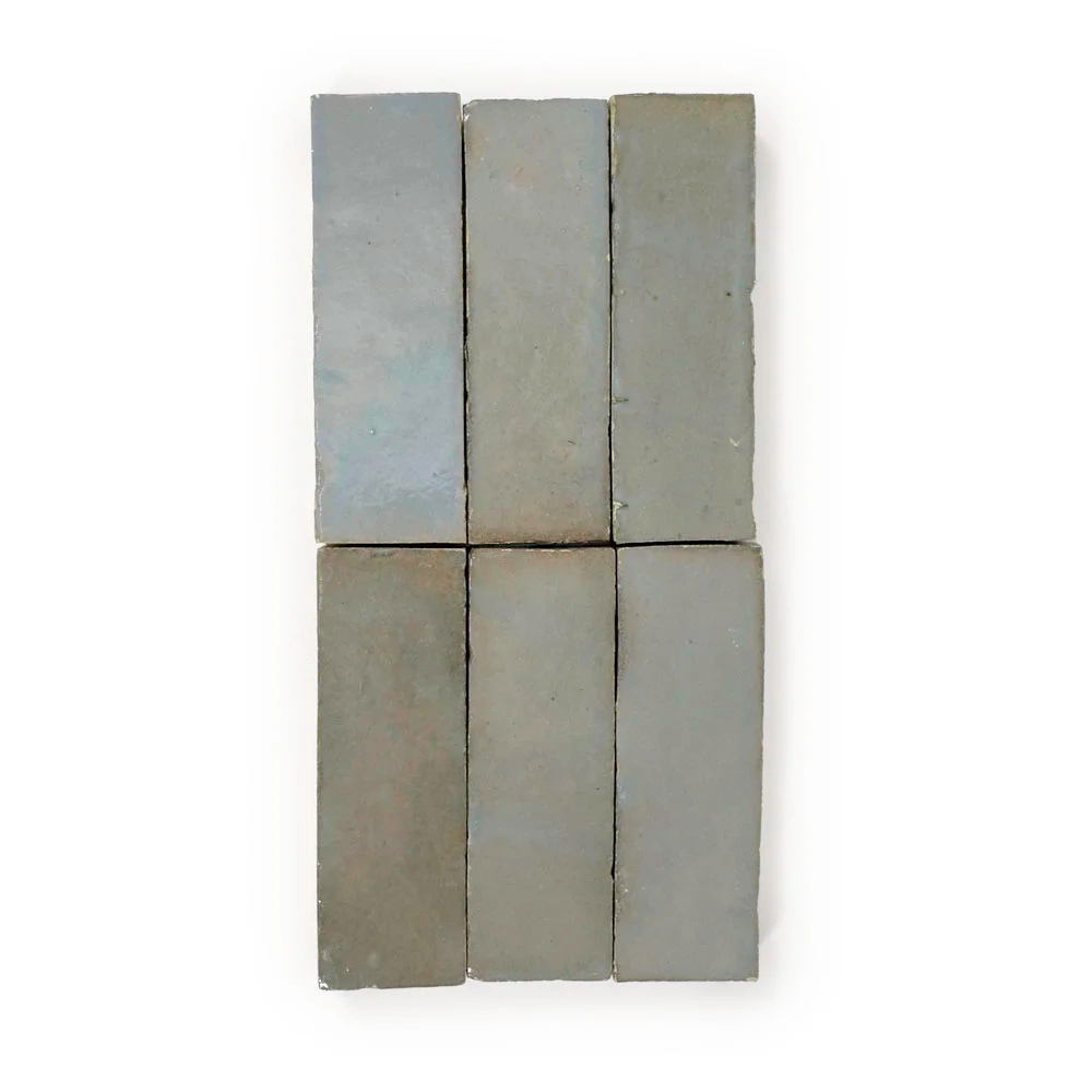 Zellige Classique Gris Perle 2x6 – Brass City Tile Designs