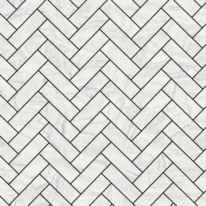 Artistry Skylight Azul Herringbone Mosaic