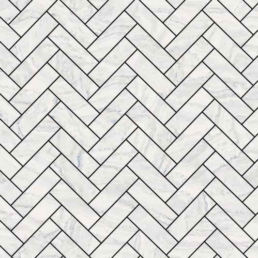 Artistry Skylight Azul Herringbone Mosaic