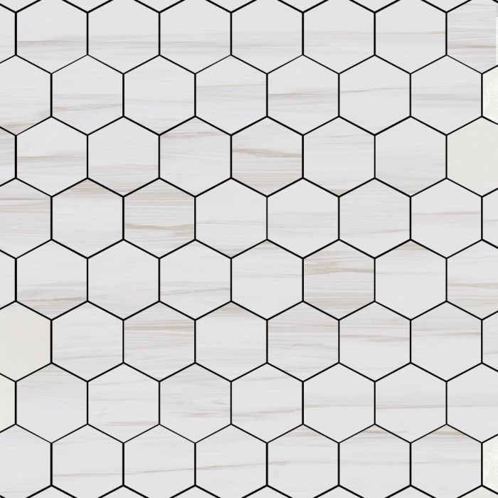 Artistry Venato Bianco Hexagon Mosaic