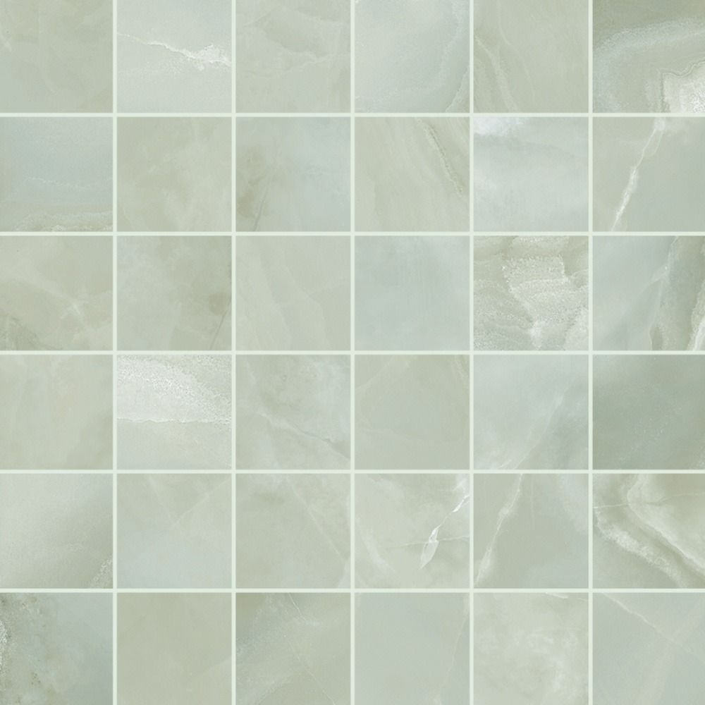 Aura Cross-Cut Jade 2X2 Mosaic