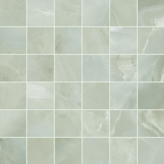 Aura Cross-Cut Jade 2X2 Mosaic