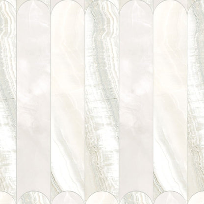 Aura Vein Cut Crystal 4X24 Arch Mosaic