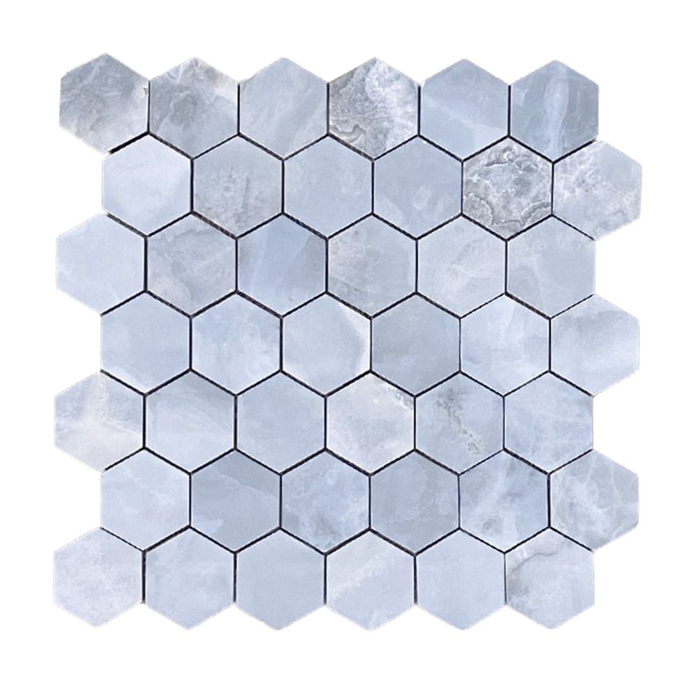 Artistry Gomed Blue Hexagon Mosaic