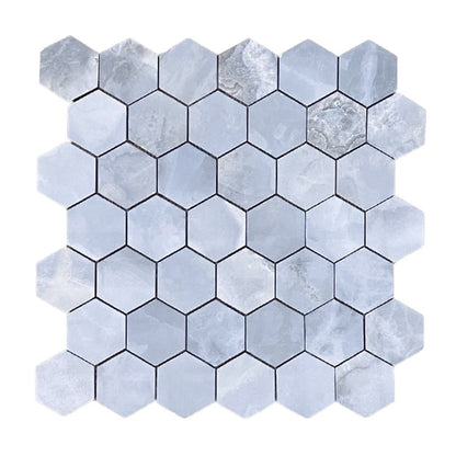 Artistry Gomed Blue Hexagon Mosaic