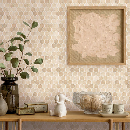 Ember Cinnamon 2in. Hexagon Mosaic