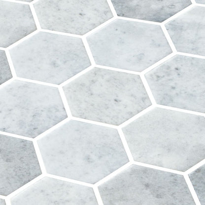 Ember Storm Blue 2in. Hexagon Mosaic