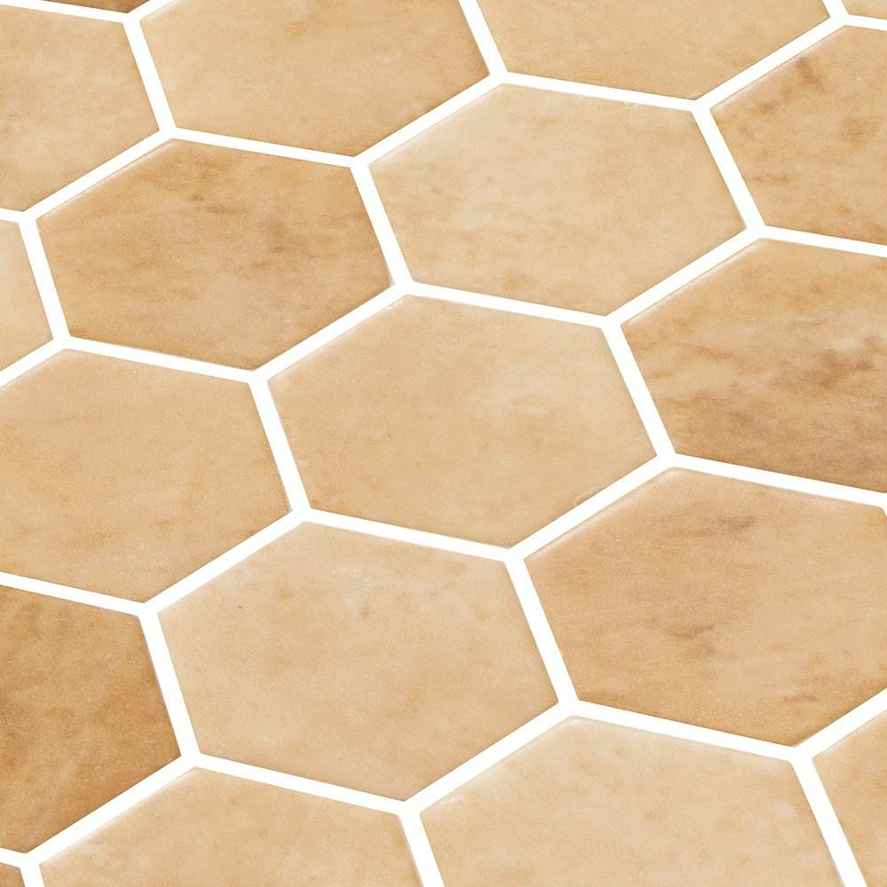 Ember Terracotta 2in. Hexagon Mosaic