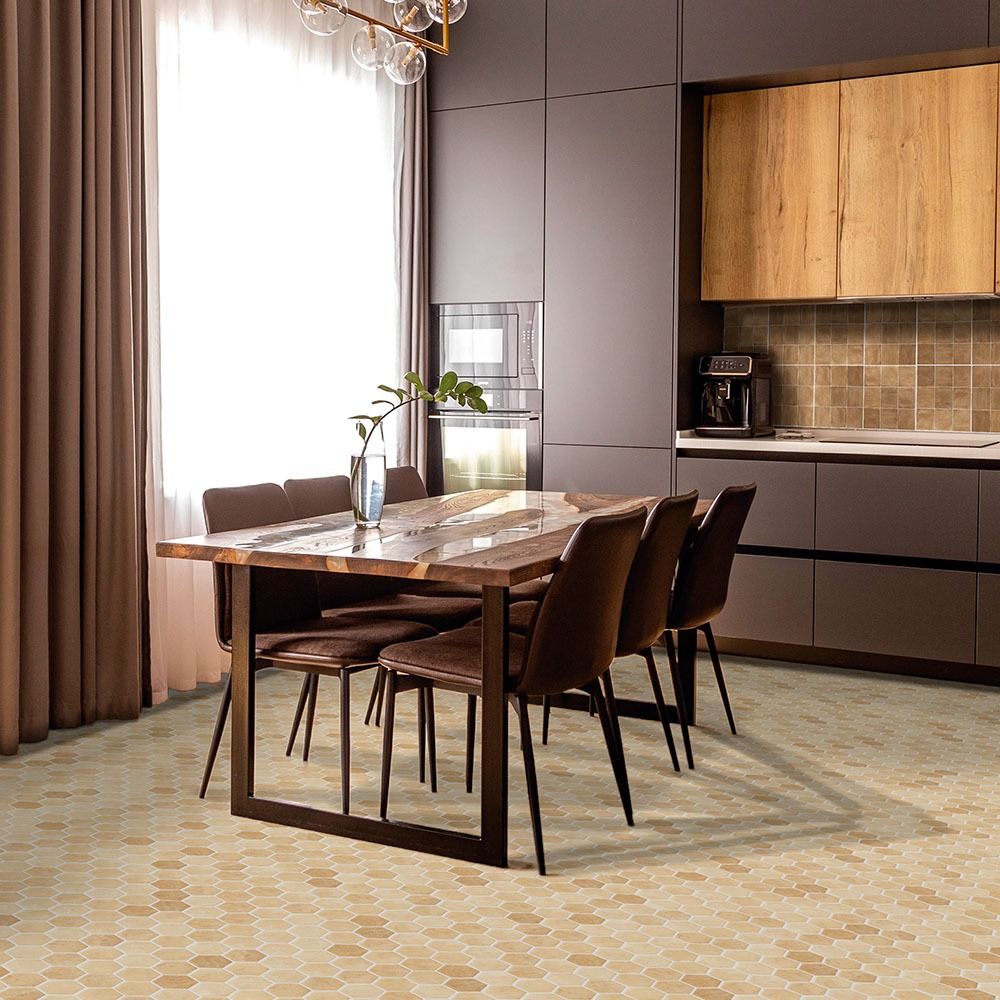 Ember Terracotta 2in. Hexagon Mosaic