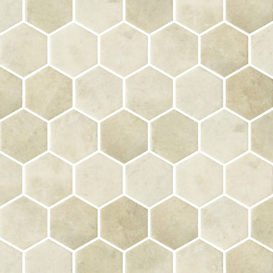 Ember Weald Green 2in. Hexagon Mosaic