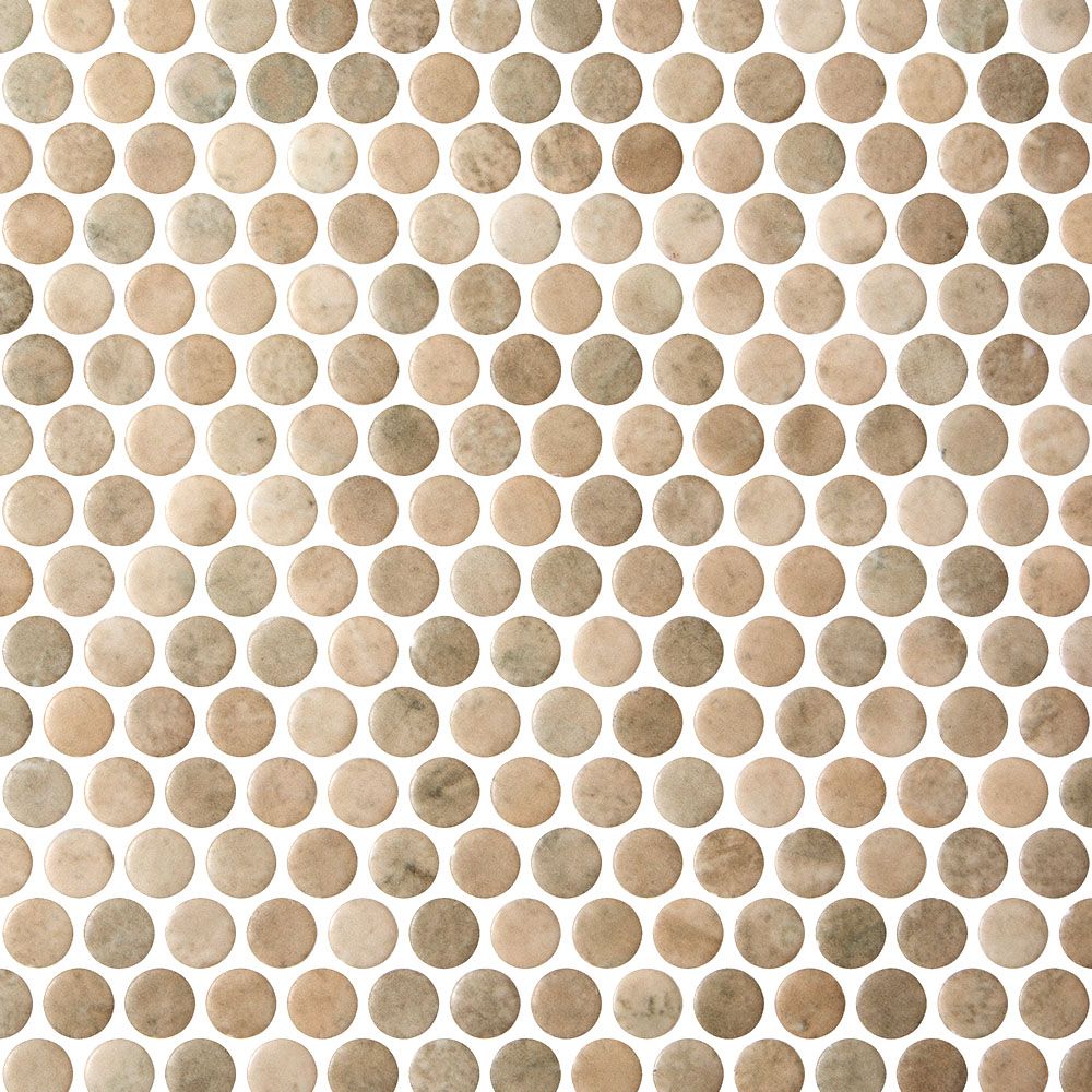 Ember Cinnamon Pennyround Mosaic