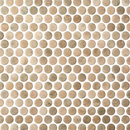 Ember Cinnamon Pennyround Mosaic