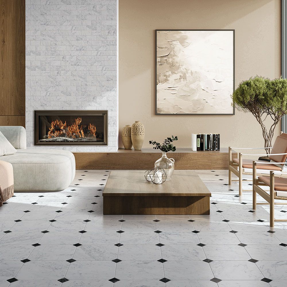 Marmo Classico Carrara 12X12 Octagon