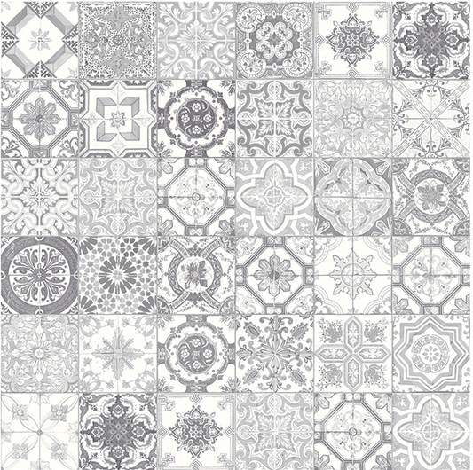 Marrakesh Grey Mix Gloss Pattern