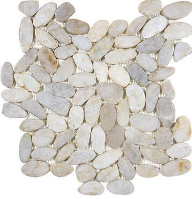 Ankara Pebbles Zen Fiji Cream