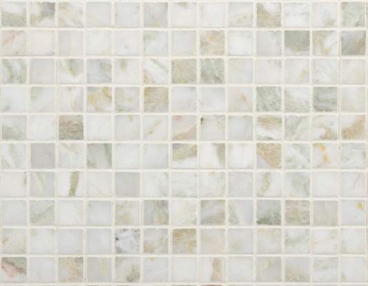 Alba Chiara Polished Marble Mosaic 3/4x3/4