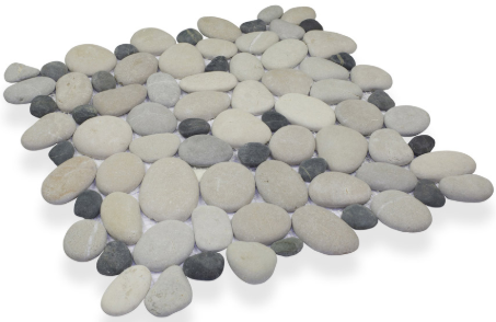 Pebble #49 Beach Sand/Coalmine