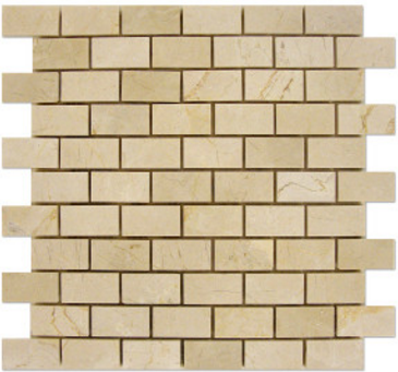 Crema Marfil Polished 1x2 Mosaic