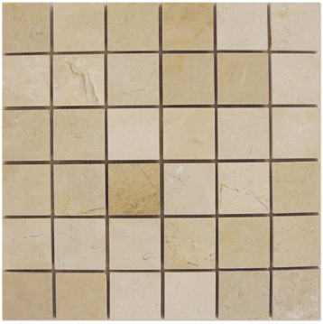 Crema Marfil Polished 2x2 Mosaic