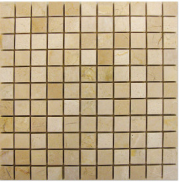 Crema Marfil Polished 1x1 Mosaic