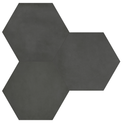 Form Graphite Porcelain Hexagon