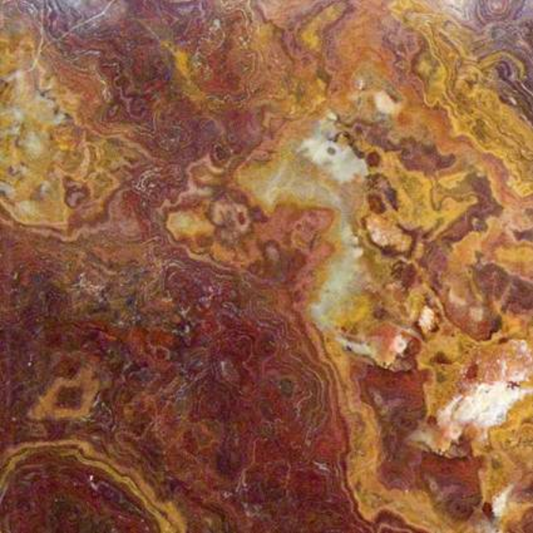 Multi Red Onyx 12x12x0.38 Polished