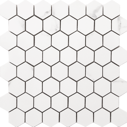 Statuario Hexagon Mosaic