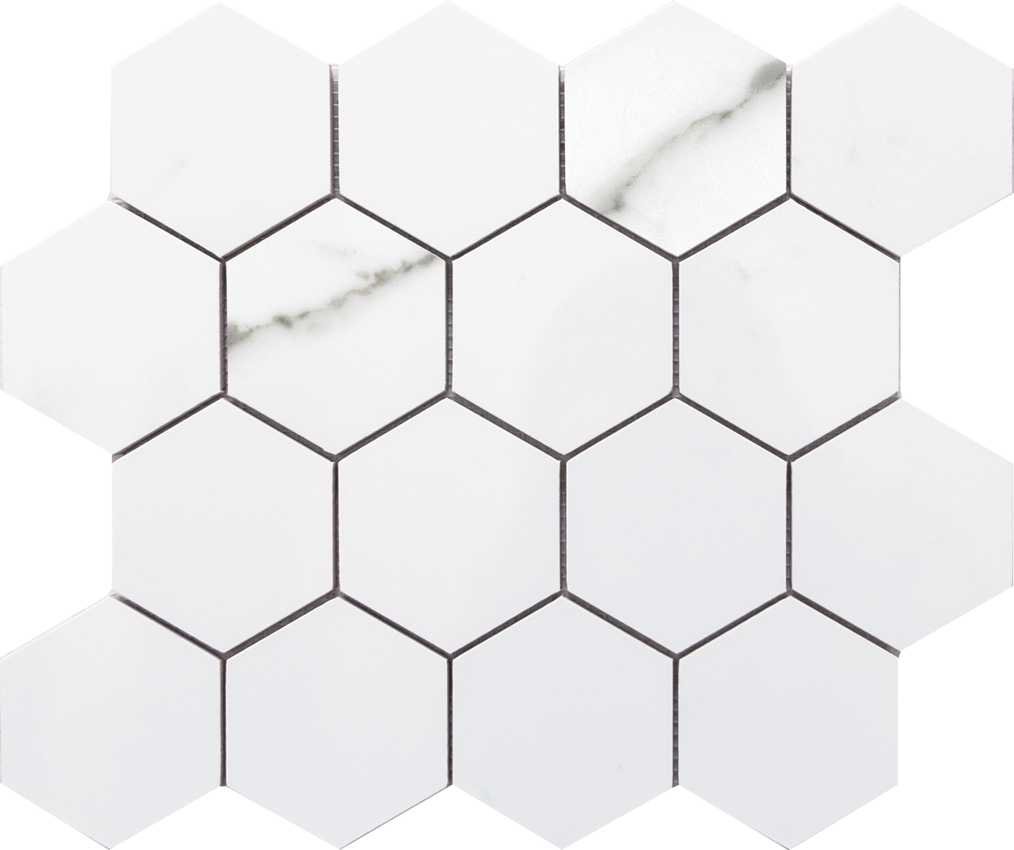 Statuario Hexagon Mosaic