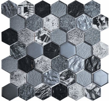 Gramercy Hexagon Black
