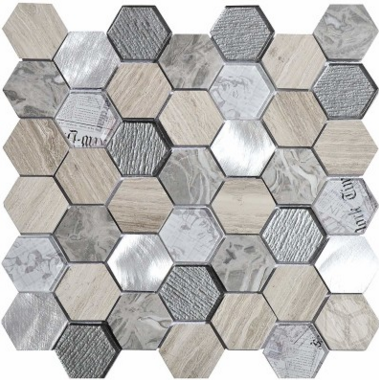 Gramercy Hexagon Grey
