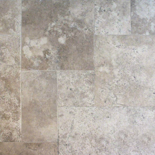 Coffee 3/8" Tumbled Versi Pattern 16sqft